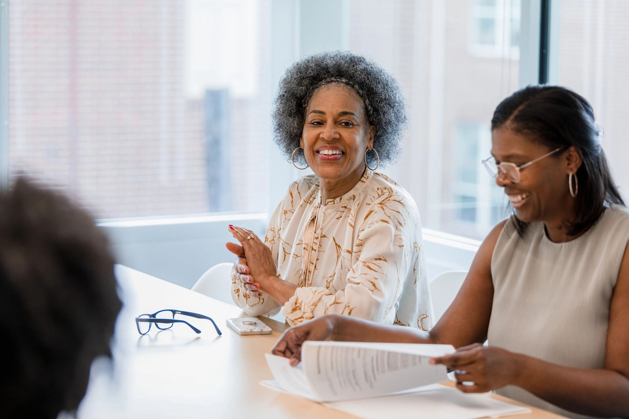 senior care agency team meeting