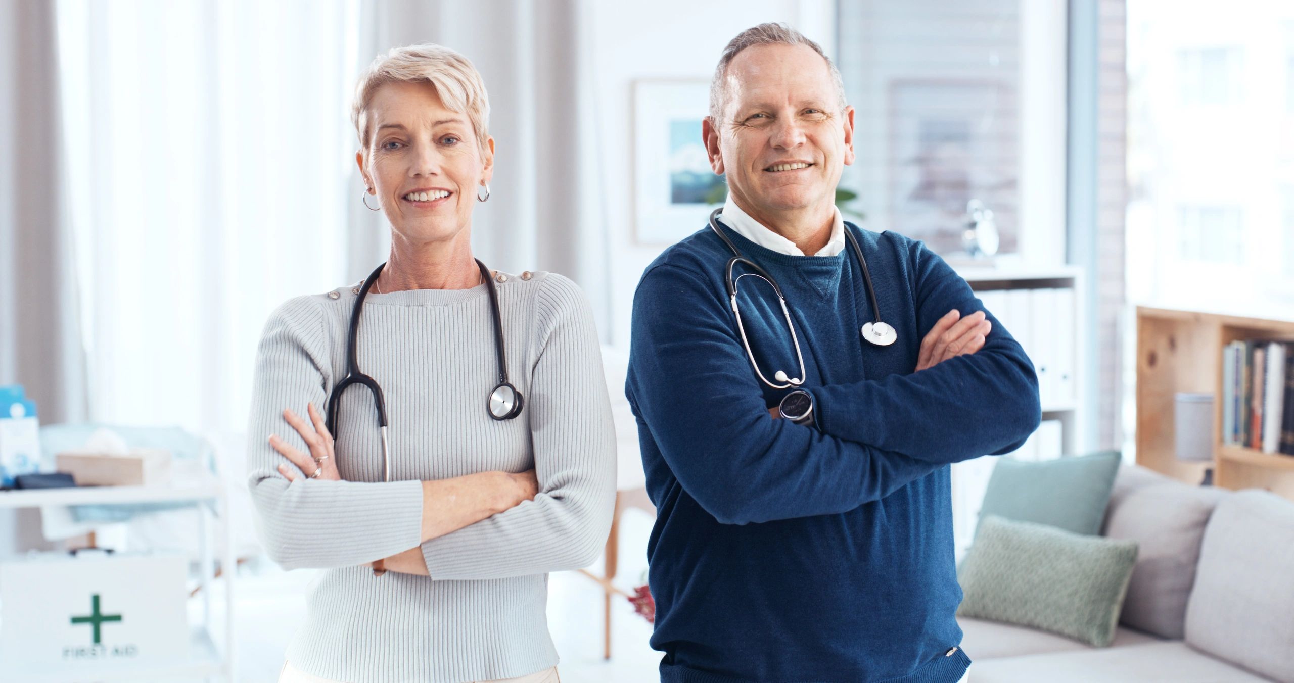 senior care consulting team modern office